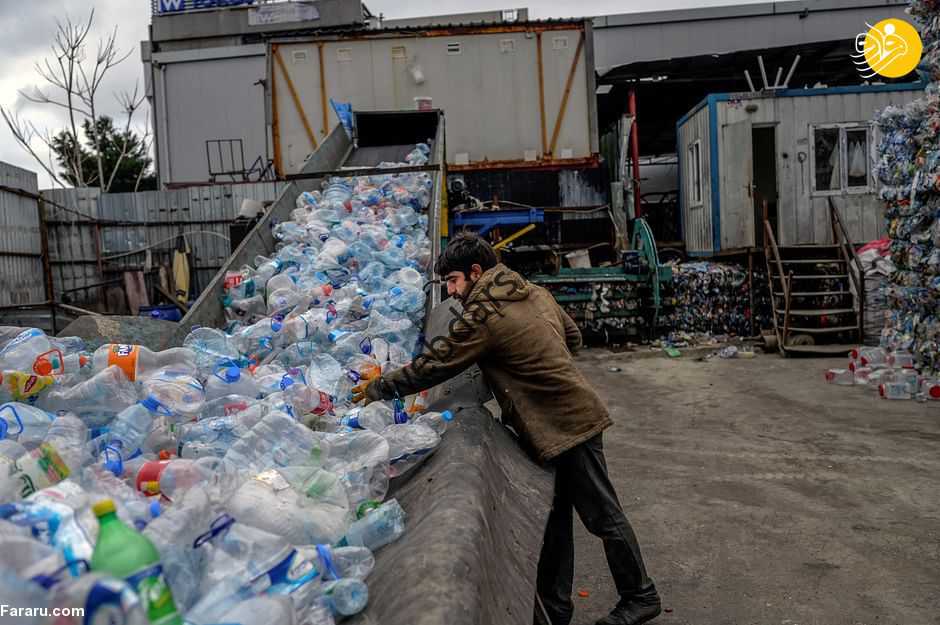 (فیلم) زباله دانی توسط پناهجویان در استانبول